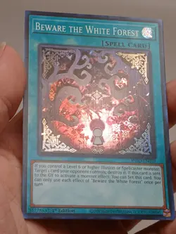 1st ed Beware the White Forest super rare INFO-EN059 Yugioh - Image 3