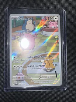 Pokemon Chansey 187/167 Sv06: Twilight Masquerade Illustration Rare Holo - Image 1