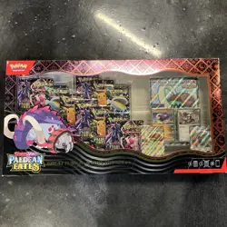 Pokemon TCG PALDEAN FATES Great Tusk Iron Treads Ex Premium Collection ✅ NEW - Image 1