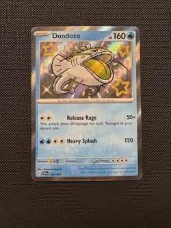 Pokemon TCG Dondozo 126/091 Sv: Paldean Fates Shiny Rare Near Mint - Image 1