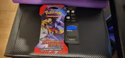 **Pokemon Destined Rivals HEAVY 32.70g!!!!!! Sleeved Booster Pack** - Image 1