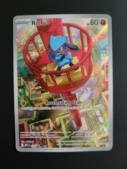 Riolu 010 Black Star Holo Promo - Mega Evolutions - Pokemon TCG - Image 1