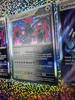 Pokemon TCG: Full Art 087/064 Colress's Tenacity; Rare Holo 158/182 Iron Jugulis - Image 5