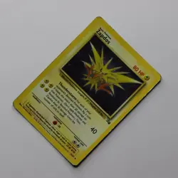 Zapdos 15/62 Fossil set Holo 1999 WOTC HP vintage Pokemon Card tcg - HD Photos - Image 3