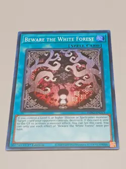 1st ed Beware the White Forest super rare INFO-EN059 Yugioh - Image 2