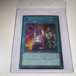 Yu-Gi-Oh! Card of Demise Holo Spell Konami LCKC-EN029 English Pack to Sleeve NM - Image 1