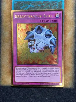 Yugioh Breakthrough Skill PGL3-EN095 Gold Rare 1st Ed LP - Image 1