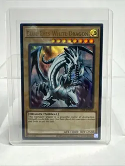 Blue-Eyes White Dragon LOB-EN001 Legend of Blue Eyes White Dragon (25th... - Image 1