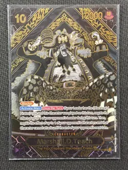One Piece Marshall D Teach Gold SP OP09-093 Legacy of the Master Foil Blackbeard - Image 1