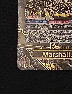 One Piece Marshall D Teach Gold SP OP09-093 Legacy of the Master Foil Blackbeard - Image 5