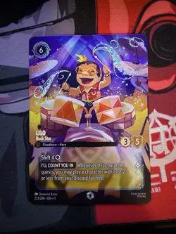 Disney Lorcana - Lilo - Rock Star - Winterspell - Enchanted -223/204 - Image 1