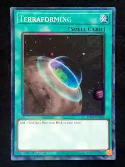 YuGiOh! Terraforming RA04-EN084 Collector's Rare - Near Mint - Image 1