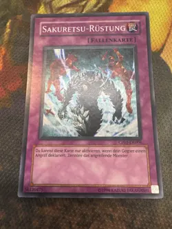 Yugioh - Sakuretsu Armor CP01-EN004 Super Rare German DE004 - Image 1