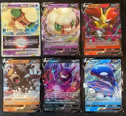 Pokemon TCG - Sword & Shield Ultra Rare -Double Rare V / Vstar 6 Card Lot - Image 1