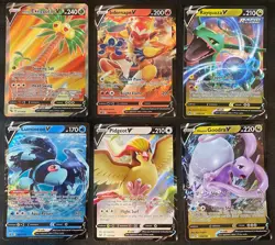 Pokemon TCG - Sword & Shield Ultra Rare -Double Rare V / Vstar 6 Card LOT 2 - Image 1