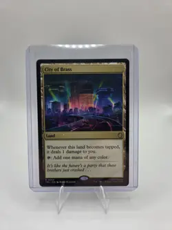 MTG - City of Brass - Teenage Mutant Ninja Turtles 62 - Surge Foil NM/M - Image 1