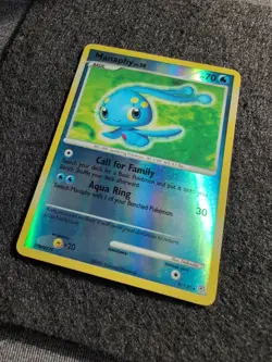 Manaphy 9/130 Reverse Holo Rare Diamond and Pearl Pokemon TCG - Image 4