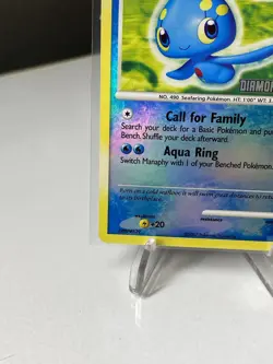Manaphy 9/130 Stamped Reverse Holo Rare Diamond & Pearl Pokemon TCG LP - Image 4