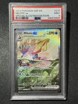 Pokemon Milotic ex 237/191 Surging Sparks Illustration Rare Holo PSA 9 - Image 1
