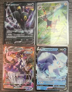 Pokemon Full Art English/Japanese Holo Card Lot 8 Cards Umbreon Heliolisk - Image 3