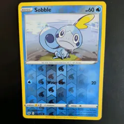 SOBBLE 054/202 POKEMON CARD (SWORD AND SHIELD SET) REVERSE HOLO - Image 1