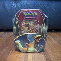2014 POKEMON B&W PLASMA BLAST EX POWER TRIO TIN CHARIZARD EX XY29 PROMO SEALED - Image 1