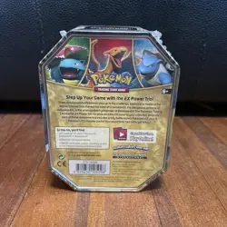 2014 POKEMON B&W PLASMA BLAST EX POWER TRIO TIN CHARIZARD EX XY29 PROMO SEALED - Image 5