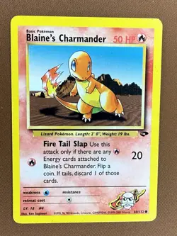 Pokemon Blaine's Charmander Gym Challenge 60/132 2000 - Image 1