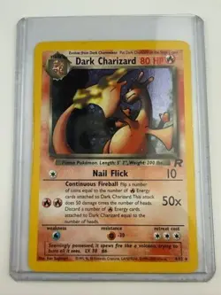 Dark Charizard Team Rocket Holo #4/82 Vintage Pokemon Card WOTC 2000 - Image 1