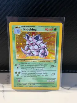 Pokemon Base Set 2 (2000) Nidoking Rare Holo #011/130 (Excellent - see below) - Image 1