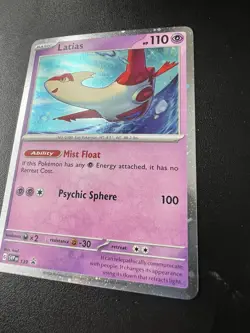 Latias (Cosmo Holo) 139 Holo Promo Scarlet & Violet Promo Pokemon Near Mint - Image 2