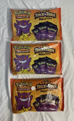 Pokemon TCG Trick Or Trade BOOster Bundle 40 Mini Packs Sealed Lot Of 3! - Image 1