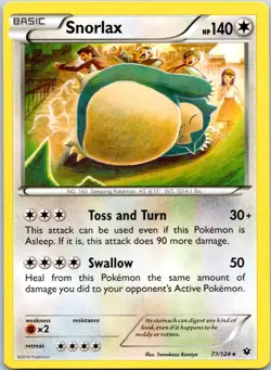 SNORLAX - 77/124 Fates Collide - POKEMON NM/M - Image 1