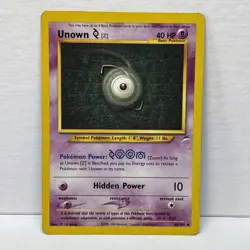 Pokemon TCG Neo Destiny - Unown [Z] 060/105 | Unlimited | MP - Image 1
