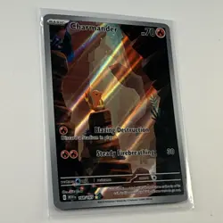 Pokemon Charmander 168/165 Scarlet & Violet 151 Full Art Rare Holo 2023 70 HP - Image 2