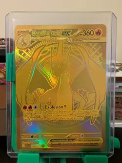 Mega Charizard Y EX 294/217 Gold Hyper Rare, Ascended Heroes, Pokemon TCG (NM) - Image 1