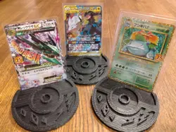 Pokemon Card Stand Magnet Holder Display for PSA Cards Used - Image 1