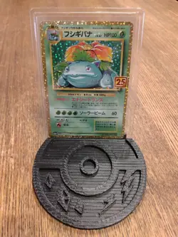 Pokemon Card Stand Magnet Holder Display for PSA Cards Used - Image 2