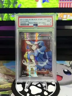 PSA 9 KAREN FA #XY177A 2017 POKEMON XY BLACK STAR PROMO 💙 - Image 1