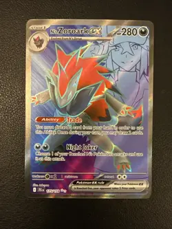 N's Zoroark ex 175/159 - Journey Together Ultra Rare Pokemon NM - Image 1