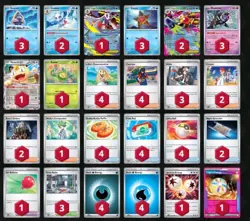 Post Rotation Mega Starmie Ex Premade Deck 1st Place Pokemon TCG - Image 1