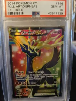 Pokemon Xerneas EX XY Full Art FA #146 PSA 10 Gem Mint POP 12 - Image 1