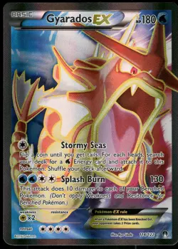Pokemon Gyarados EX (Full Art) Ultra Rare XY - BREAKpoint 114/122 NM Holo - Image 1