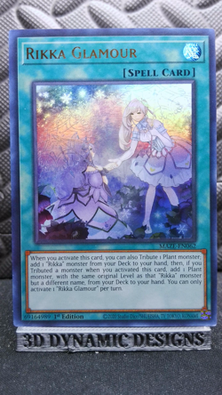 | Yugioh Rikka Glamour MAZE-EN062 1st Edition Ultra Rare NM/M 🔥 | - Image 1