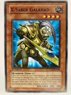 X-Saber Galahad - 5DS2-EN020 - Common - 1st Edition - Image 1