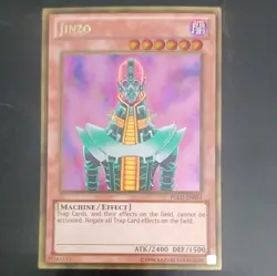 Yu-Gi-Oh! Premium Gold Jinzo PGLD-EN051 Effect Card 2400 ATK 1500 DEF - Image 1