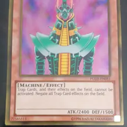 Yu-Gi-Oh! Premium Gold Jinzo PGLD-EN051 Effect Card 2400 ATK 1500 DEF - Image 3