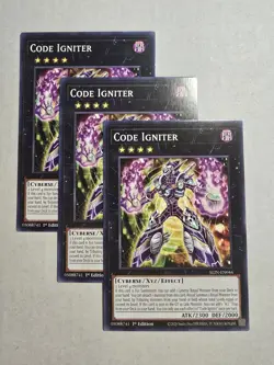 3x Code Igniter 1st Edition Common ALIN-EN044 Yu-Gi-Oh! - Image 1