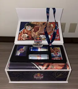 One Piece TCG Red Bull Double Don Finalist Box Set - Image 1