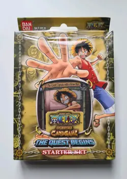 🔥🚀 2005! One Piece CCG The Quest Begins Starter Deck FIRST VINTAGE ORIGINAL - Image 1